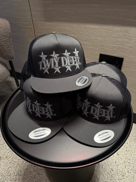 TWIY DEPT. CHARCOAL GREY SNAPBACK