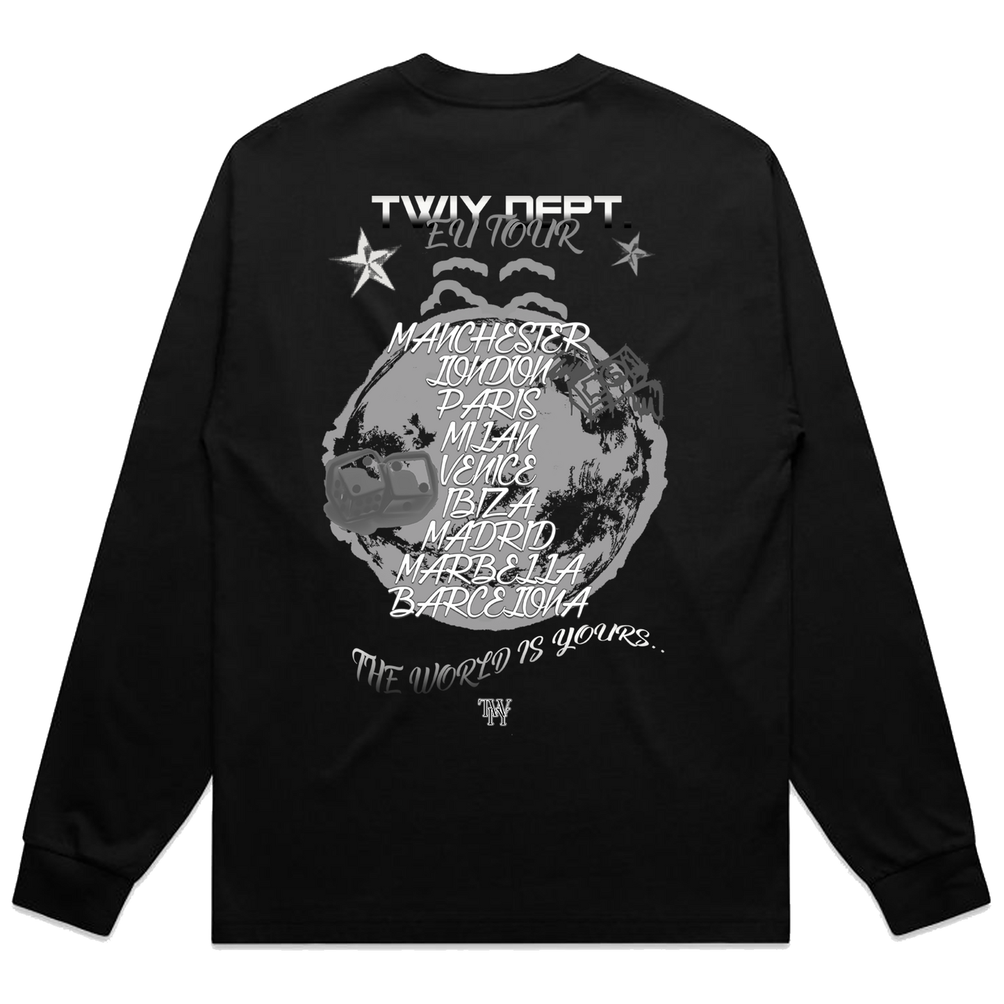 TWIY DEPT. BLACK EU TOUR TEE