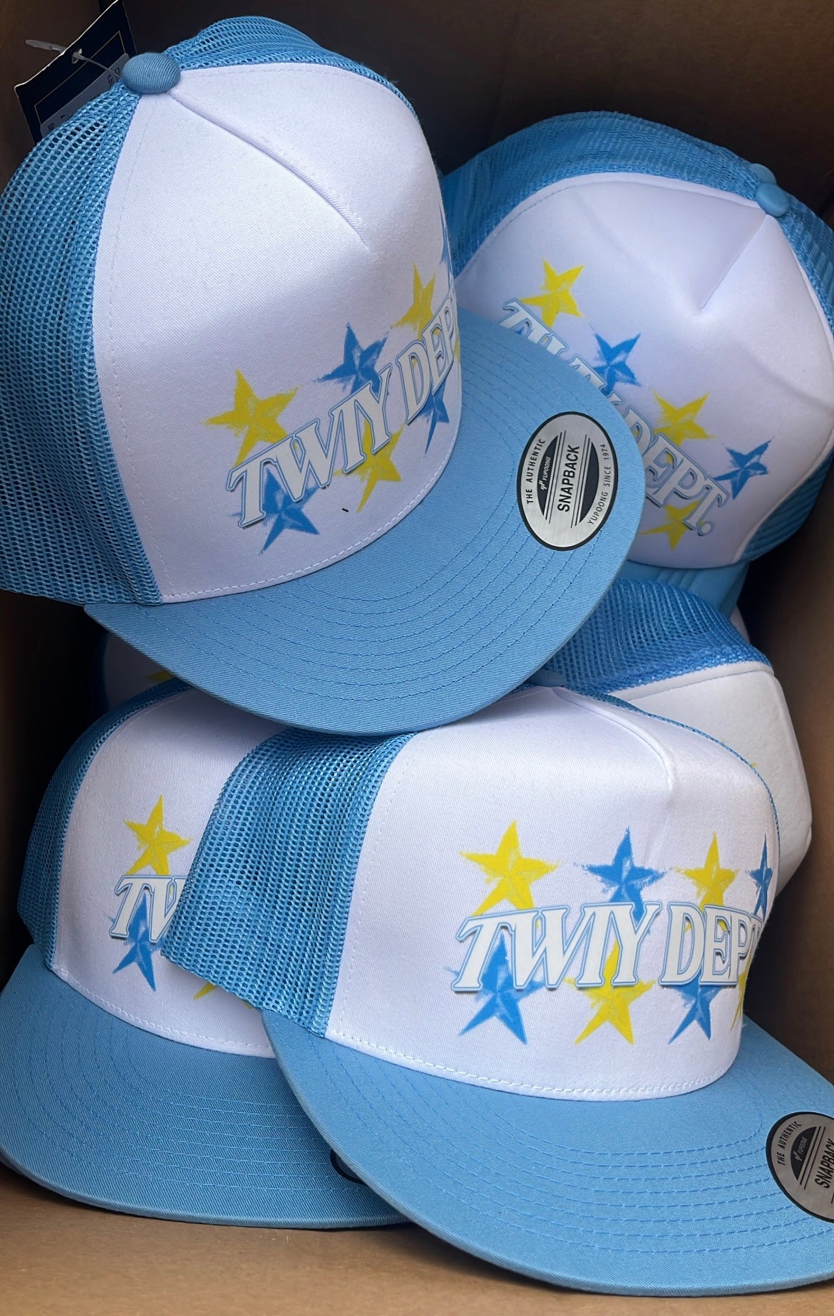 TWIY DEPT. BLUE/YELLOW SNAPBACK