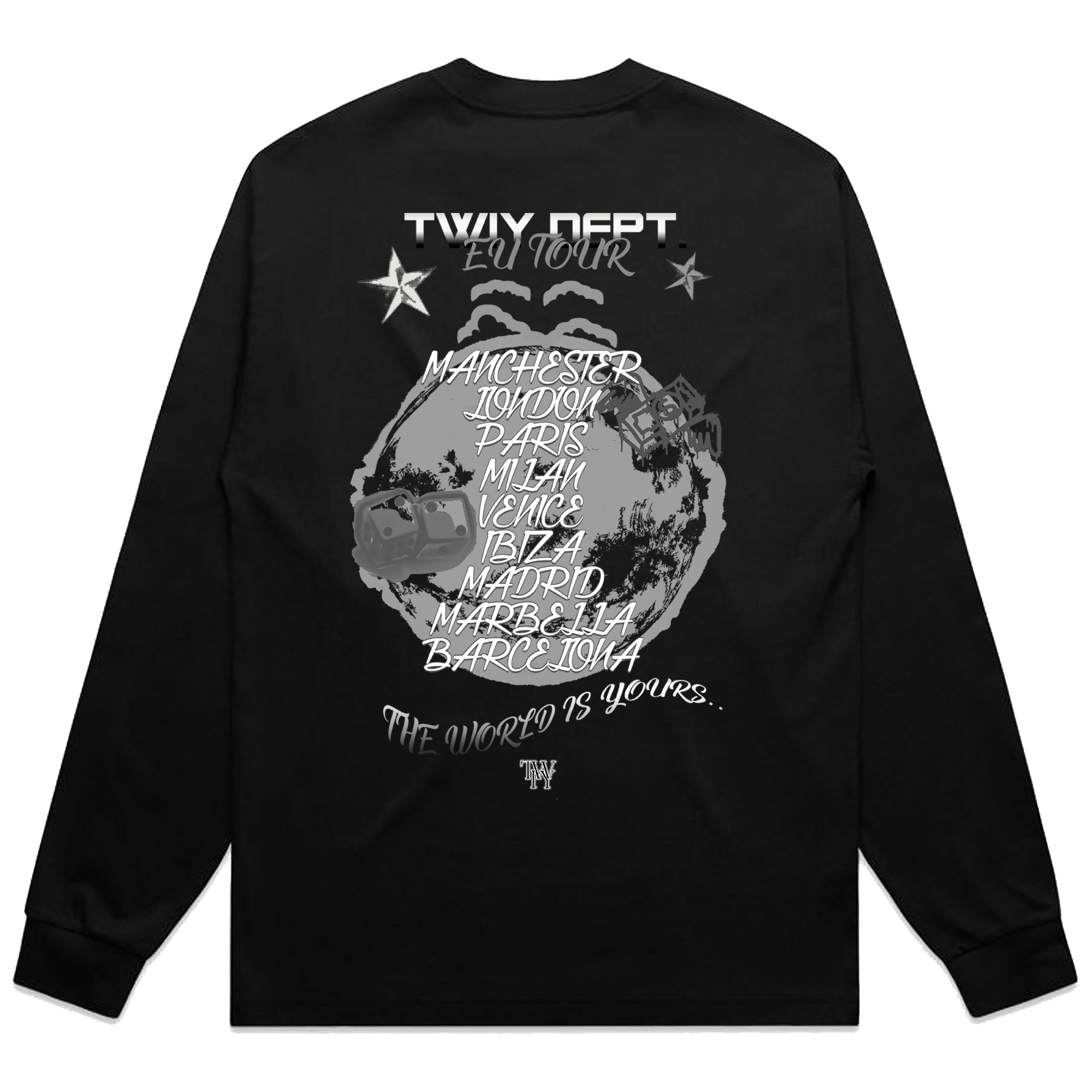 TWIY DEPT. BLACK EU TOUR TEE
