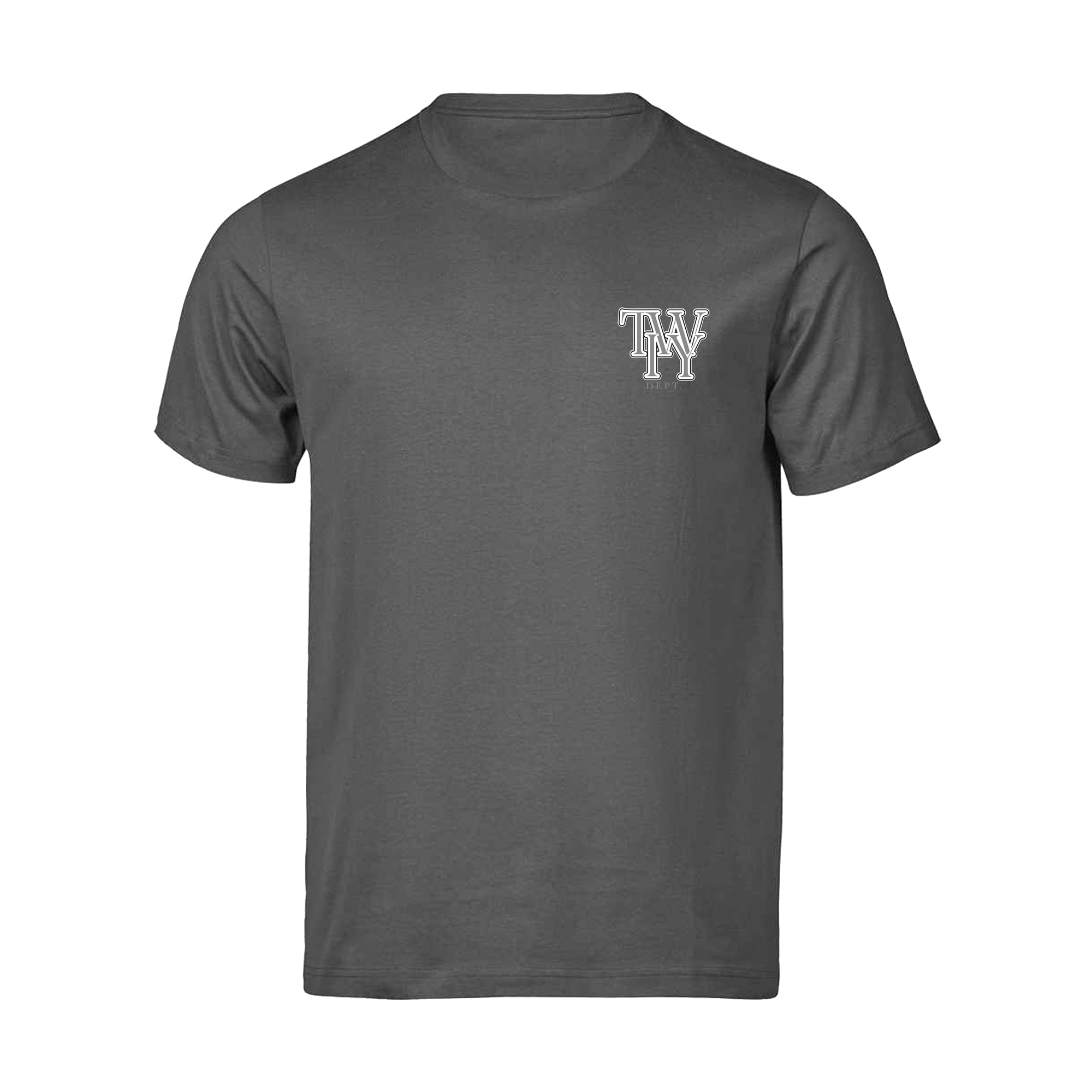 TWIY DEPT. CHARCOAL GREY LOGO TEE