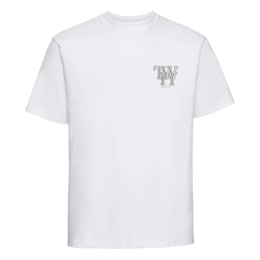 TWIY DEPT. WHITE LOGO TEE